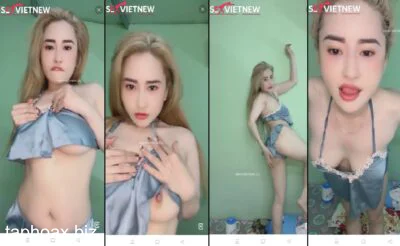 Gấu misa idol tiktok lộ hàng khủng trên livetream P8 cực nứng