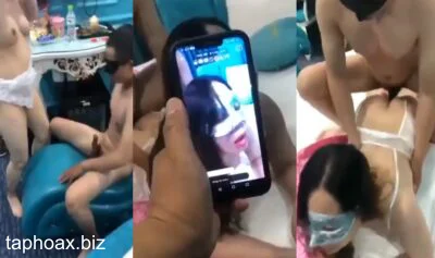 Hot nhất Dắt vợ đi some chồng ngồi quay video